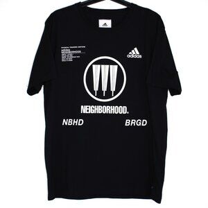Adidas x Neighborhood Japan Mens Medium Collaboration Spell Out T-Shirt F1346